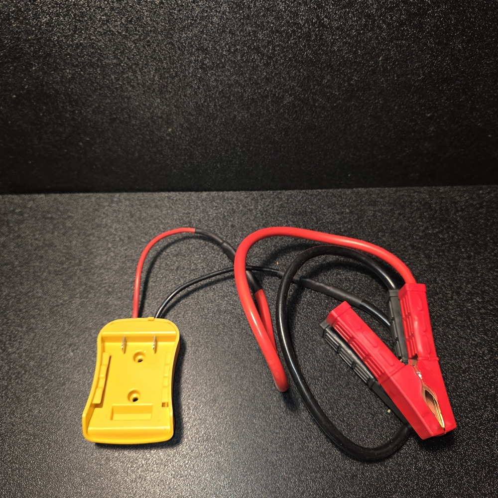 "DeW Yellow" jump start pack. Requires 20 v "DeW Yellow" lithium battery.